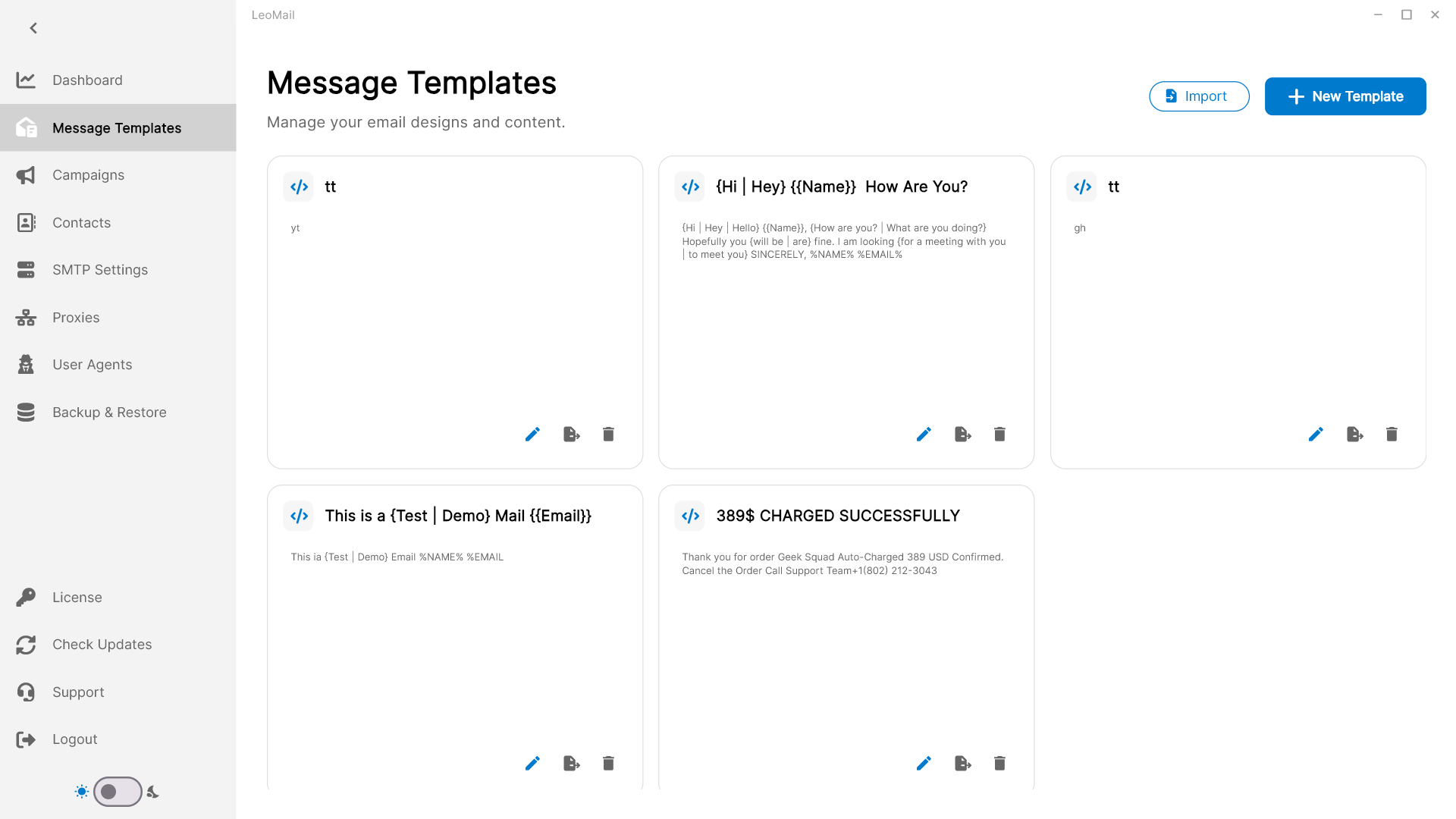 Step 3: Design Message Templates